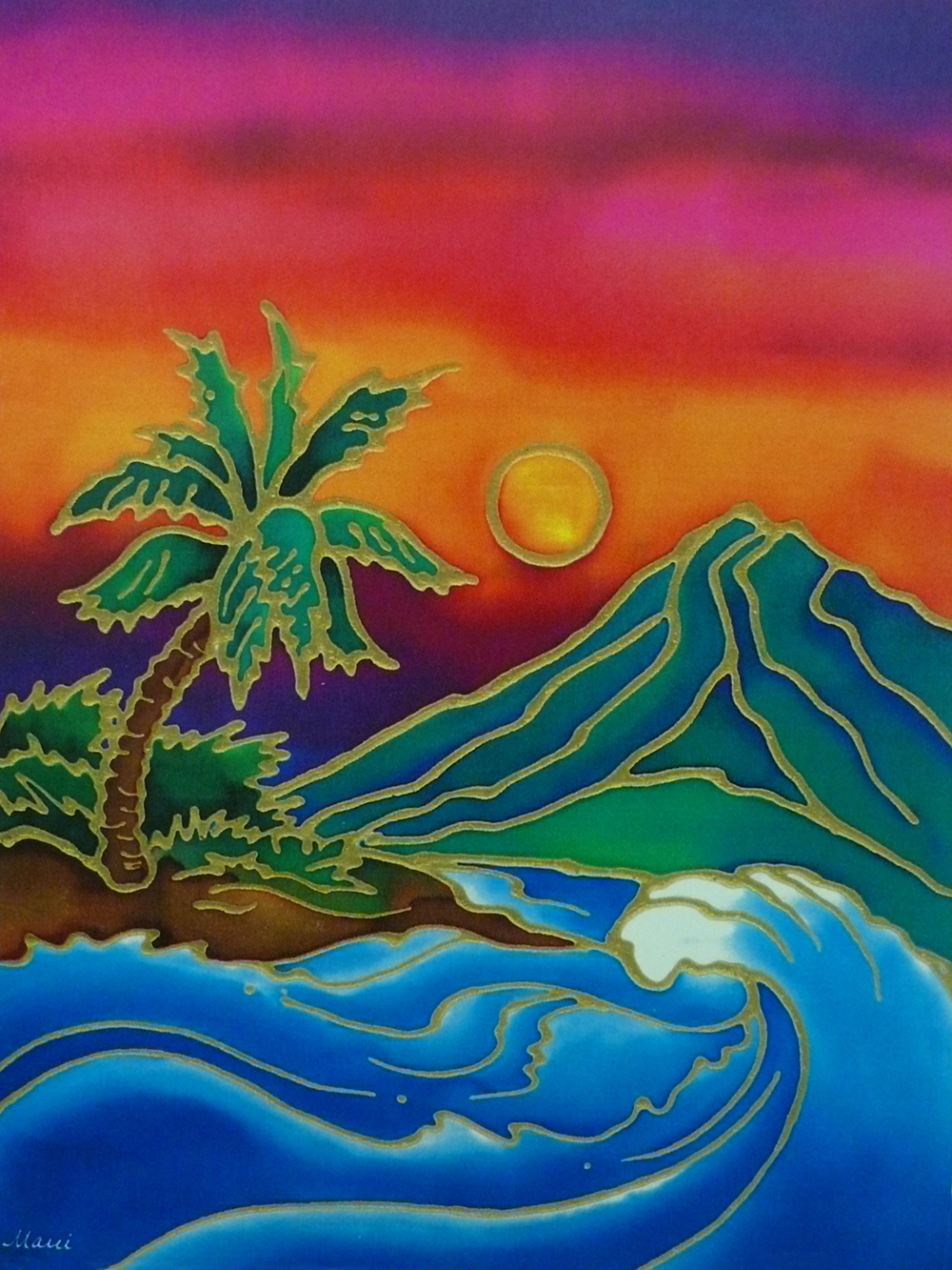 Melissa Verbena’s Maui Silk Art